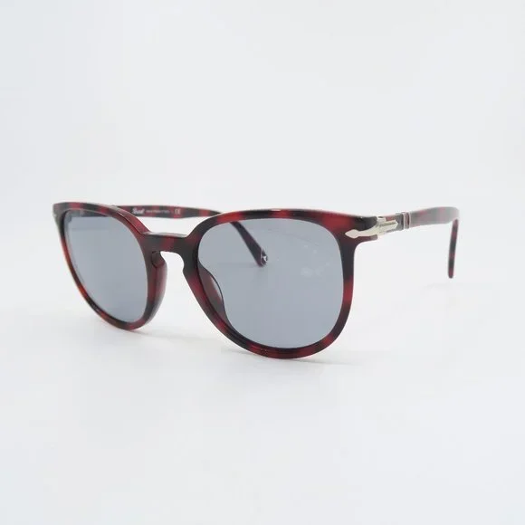Persol 3226-S 1100/R5 51mm Red Tortoise-Gray Tempered Glass, New Sunglasses. - Picture 5 of 11